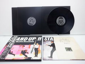 【帯付】矢沢永吉「Stand Up!! - 5 Years Realive Document」LP（12インチ）/Eastworld(RT16-5395～97)/邦楽ロック