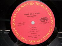 【マスターサウンド盤/帯有】The Square(ザ・スクエア)「Make Me A Star(メイク・ミー・ア・スター)」LP/CBS/Sony(25AP 1007)_画像2