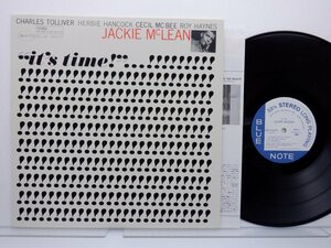 Jackie McLean「It's Time!」LP（12インチ）/Blue Note(BST 84179)/ジャズ