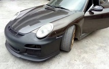 ●ポルシェ 911/997 後期GT3タイプエアロフロントバンパー /リップスポイラーセット/MKⅡ/4S/C4S/人気商品/PORSCHE_画像7