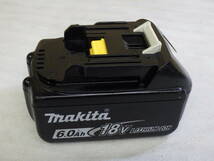 純正 makita マキタ リチウムイオンバッテリー BL1860B 18V 6.0Ah 108Wh 動作品保証#RH192_画像2