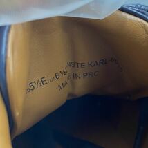 ♪b20 BALLY バリー レザー ローカットスニーカー シューズ 紐靴 本革 ベルクロ 紐靴 US6 1/2 23.5cn相当 レディース 女性用 ネイビー_画像8