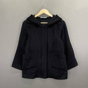 Ab14 theory luxe セオリーリュクス アウター フード付きジップアップジャケット ファージップフーディパーカー レディース 女性服 M