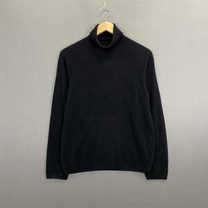 Nb19 UNIQLO ユニクロ 長袖ニットトップス タートルネックセーター カシミア カシミヤニットセーター ハイゲージニット メンズ 紳士服 L