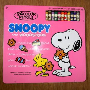 24カラー色鉛筆　SNOOPY and Woodstock 昭和レトロ当時物