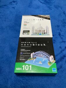 ナノブロック nanoblock NBH ハーバーブリッジ　タージマハル