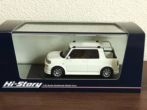 ※Hi-Story ハイストーリー 1/43 トヨタ bB Open Deck 2001 ホワイト 白 新品／未展示品！！！