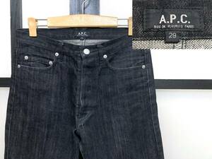  A.P.C. men's black Denim jeans / APC pants 