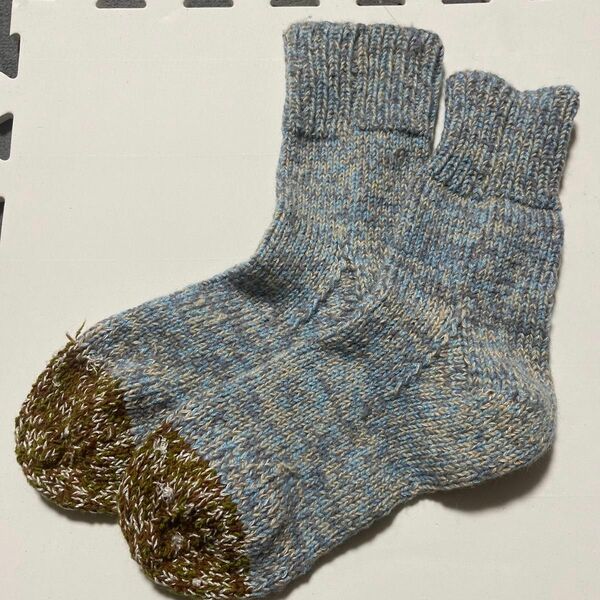 ばーちゃんの手編みの靴下 27cm