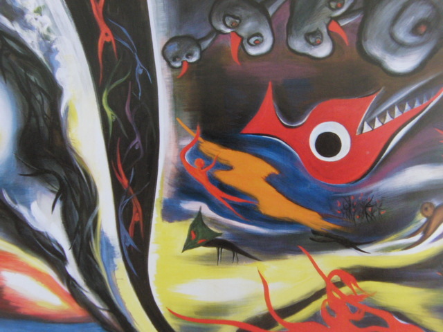 Taro Okamoto, [Mythos von Morgen B], Aus einer seltenen Sammlung von Rahmenkunst, Neuer Rahmen inklusive, Maßgefertigte Mattrahmen, Kostenloser Versand, Schönheitsprodukte, Innere, Malerei, Ölgemälde, Abstraktes Gemälde