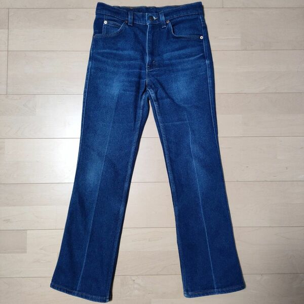 90s米国製リーバイスLEVI'Sスタプレ黒タグ517希少レングス デニム