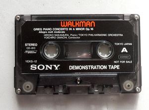 ★ SONY WALKMAN DEMONSTRATION TAPE デモテープ CD-813 非売品 ★