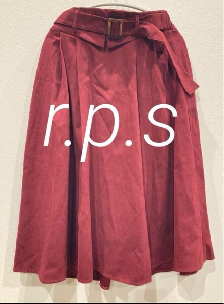 r.p.s アールピーエス 赤色 フレアスカート Mサイズ