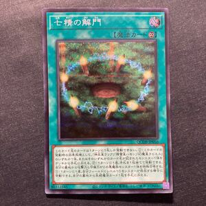 A027】七精の解門 シークレットレア 遊戯王 デュエルモンスターズ TCG トレカ カード