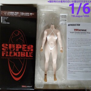 1/6【TBLeague】S38A ふくよか ドール シリコン 女性 白肌 シームレス ファイセン super flexible jiaou doll 素体 フィギュア ボディ 箱