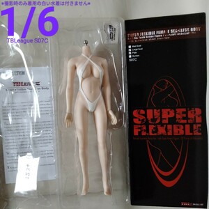 1/6【TBLeague】S07C L胸 白肌 女性 シームレス ファイセン super flexible jiaou doll フィギュア シリコン 素体 SUPER DUCK アクション　