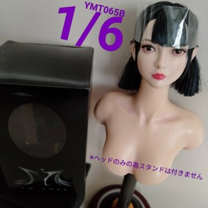 1/6【YMTOYS】YMT065B ヘッド 女性 美人 SUPER DUCK TBLeague シームレス ファイセン super flexible jiaou doll フィギュア シリコン 素体