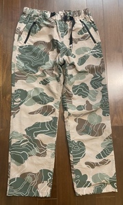 USED 中古 美品 Lサイズ A BATHING APE BAPE LAYERED LINE CAMO TRACK PANTS アベイシングエイプ ベイプ エイプ パンツ 迷彩 カモ