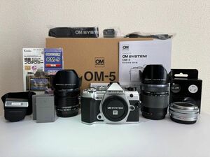 OM SYSTEM OM-5 14-45mm F4.0 kit & 14-150mmⅡ& 14-42mm EZ & オマケ多数