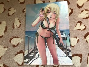 B059クリアファイル　BTOOOM!　ブトゥーム! 　特典　水着