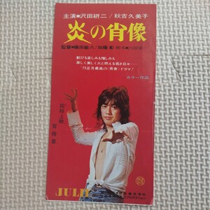 炎の肖像 映画半券 藤田敏八監督 沢田研二 秋吉久美子