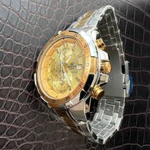 【未使用品】CASIO カシオ EDIFICE エディフィス 腕時計 クロノグラフ 正規品 ビジネス メンズ 10気圧防水 ダイバーズ ウォッチ NO.690_画像3
