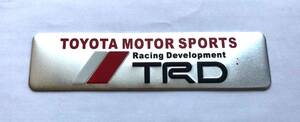 訳あり　お買い得商品　　3Dエンブレムステッカー　TOYOTA　MOTOR SPORTS　//TRD　トヨタ など