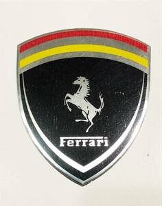 数量限定品　　エンブレム　アルミステッカー　Ferrari 　黒