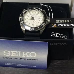 【レア/新品】SEIKO PROSPEX KING SAMURAI WHITEセイコー プロスペックス キングサムライ SRPE37J1ホワイト日本製 Made in Japanの画像9