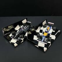 1000円スタート　MINICHAMPS 1/43 ザウバー SAUBER C13 H.H.FRENTZEN FW15 A.PROST 2台セット　保管品_画像1