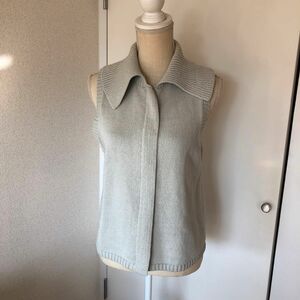 COS 厚手　ハーフジップアップ　キーニットベスト