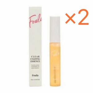 Foula clear coating mascara beauty care liquid 2 ps 10ml new goods 