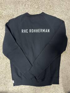 【新品】Reigning champ RHC ロンハーマン別注　スウェット L レイニングチャンプ ブラック