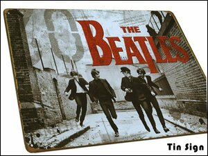 メール便送料無料 ブリキ看板(29) 30×20cm THE BEATLES ザ・ビートルズ/22Б