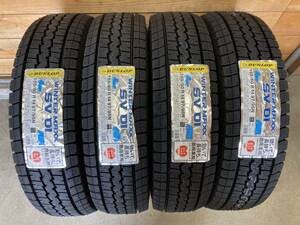 送料無料 未使用 【 ダンロップ ウィンターマックス SV01 4本 】 165/80R14 97/95N 23年製 冬タイヤ スタッドレス タイヤのみ【602063ウ】