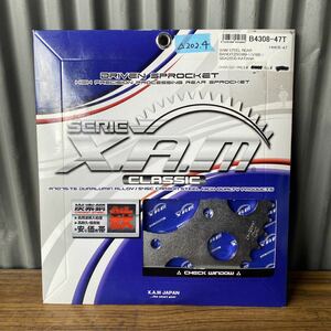 バンディット250/V GSX250S 刀　XAM製　スティールリアスプロケット　新品　520-47T(△202.4)