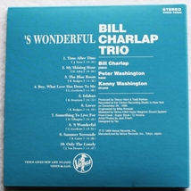 【紙ジャケ・ジャズ CD】ビル・チャーラップ/ス・ワンダフル/Bill Charlap Trio/S'wonderful/ピアノトリオ/jazz piano torio_画像2