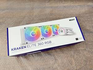 NZXT KRAKEN ELITE 360 RGB White 白色 簡易水冷 CPUクーラー RL-KR36E-W1 FN1883