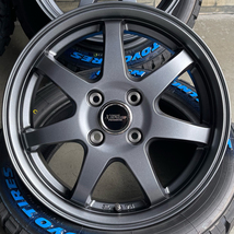 即納 タイヤホイール4本セット 165/60R15 TOYO オープンカントリー R/T 特注 軽量プレミアムR7 15×4.5J+45 4/100 MB デリカミニ ハスラー_画像4