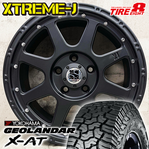 即納 デリカD:5 アウトランダー 215/70R16 ヨコハマ ジオランダー X-AT G016 XTREME-J 16×7.0J+35 5/114.3 黒 タイヤホイール4本セット