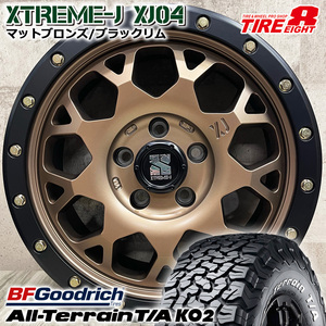 即納 デリカD:5 アウトランダー 215/70R16 BFGoodrich KO2 XTREME-J XJ04 16×7.0J+35 5/114.3 BRBK グッドリッチ タイヤホイール4本セット