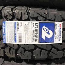 即納 デリカD:5 アウトランダー 215/70R16 BFGoodrich KO2 XTREME-J XJ07 16×7.0J+35 5/114.3 BRBK グッドリッチ タイヤホイール4本セット_画像9