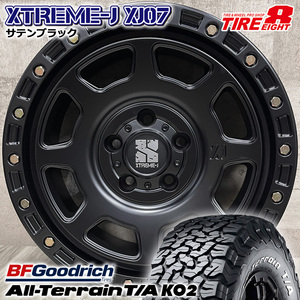 即納 デリカD:5 RAV4 CX-5 235/70R16 BFGoodrich KO2 XTREME-J XJ07 16×7.0J+35 5/114.3 黒 グッドリッチ タイヤホイール4本セット