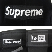 SUPREME シュプリーム 22AW Velour BOX Logo New Era キャップ_画像10