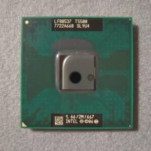 インテル Intel Core 2 Duo T5500 SL9U4 1.66GHz 2MB FSB 667 VT-x有り ⑯