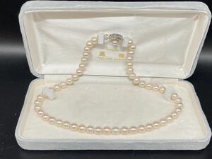 16980 パールネックレス 真珠 留め具 SILVER 冠婚葬祭 アクセサリー レディース jewelry高橋