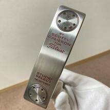 SCOTTY CAMERON スコッティキャメロン STUDIO SELECT スタジオセレクト NEWPORT ニューポート タイトリスト パター 34 カバー付 Titleist_画像1