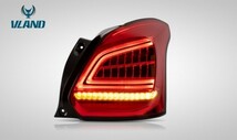VLAND スイフトスポーツ ZC33S LEDテールランプ 流れるウィンカー レッド スモーク　シーケンシャル(レッド/0306-R)_画像1