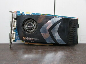 【YPC1357】★Albatron 9G96GTD3-D-R00C NVIDIA GeForce 9600GT 512MB 未チェック★JUNK