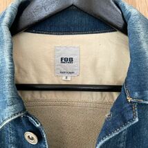 FOB FACTORY リラックスデニムジャケット RELAX DENIM 3rd JKT F2288 FOBファクトリー USED WASH Mサイズ 日本製_画像2